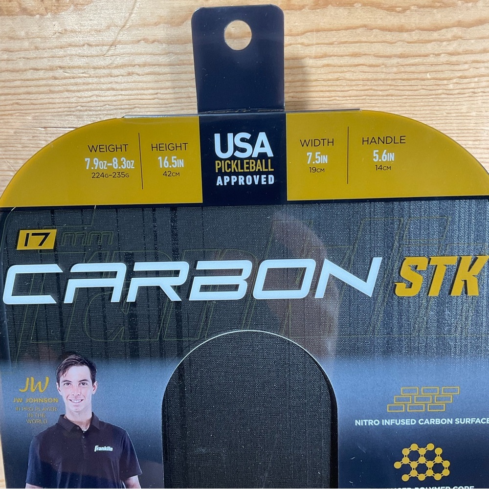NEW Franklin Sports Signature Series Carbon STK Pickleball Paddle
JW Johnson - Picture 10 of 10